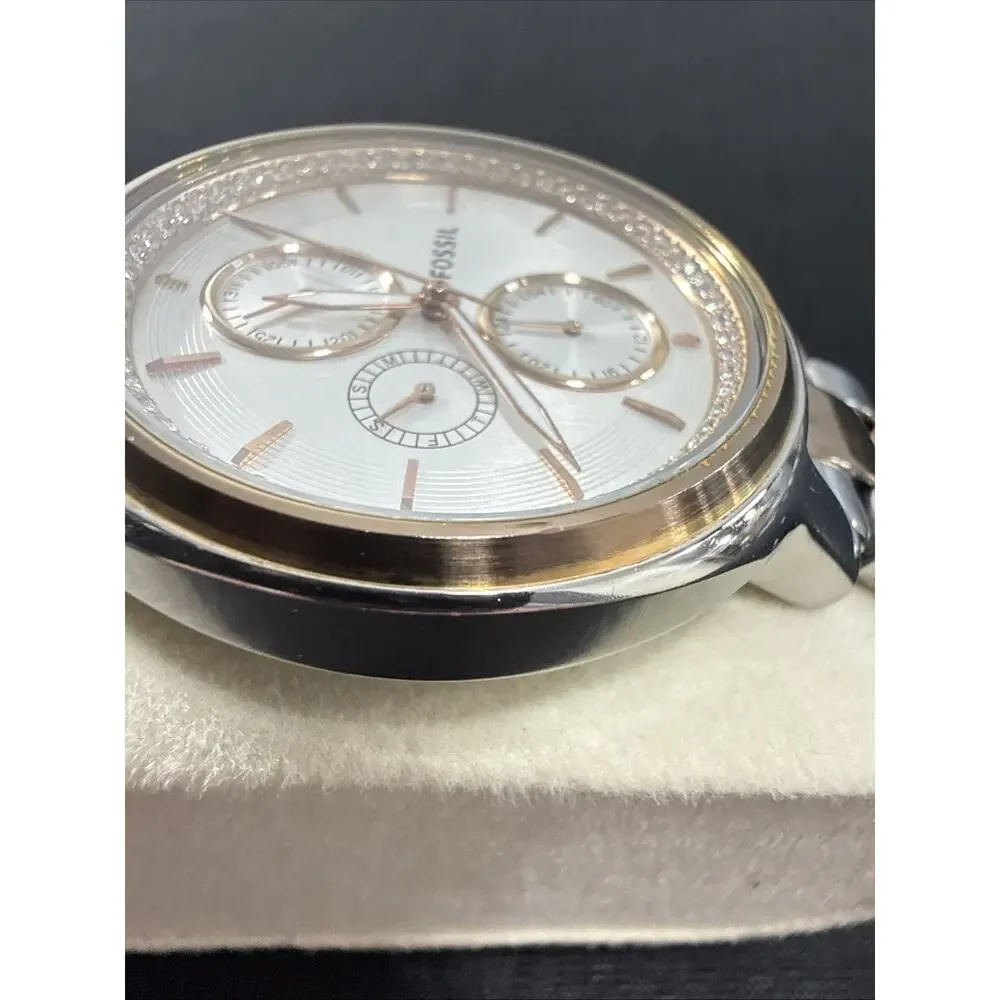 FOSSIL ES-3356 Women’s Wristwatch New Battery! Looks And Runs Excellent!!!